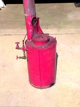 Boiler, red solid fuel-modified steam cleaner